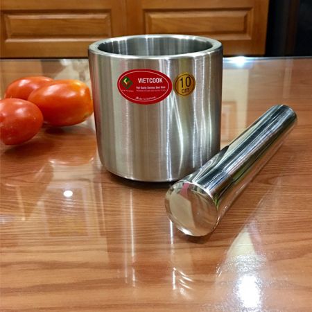 Bộ Chày cối inox size 10
