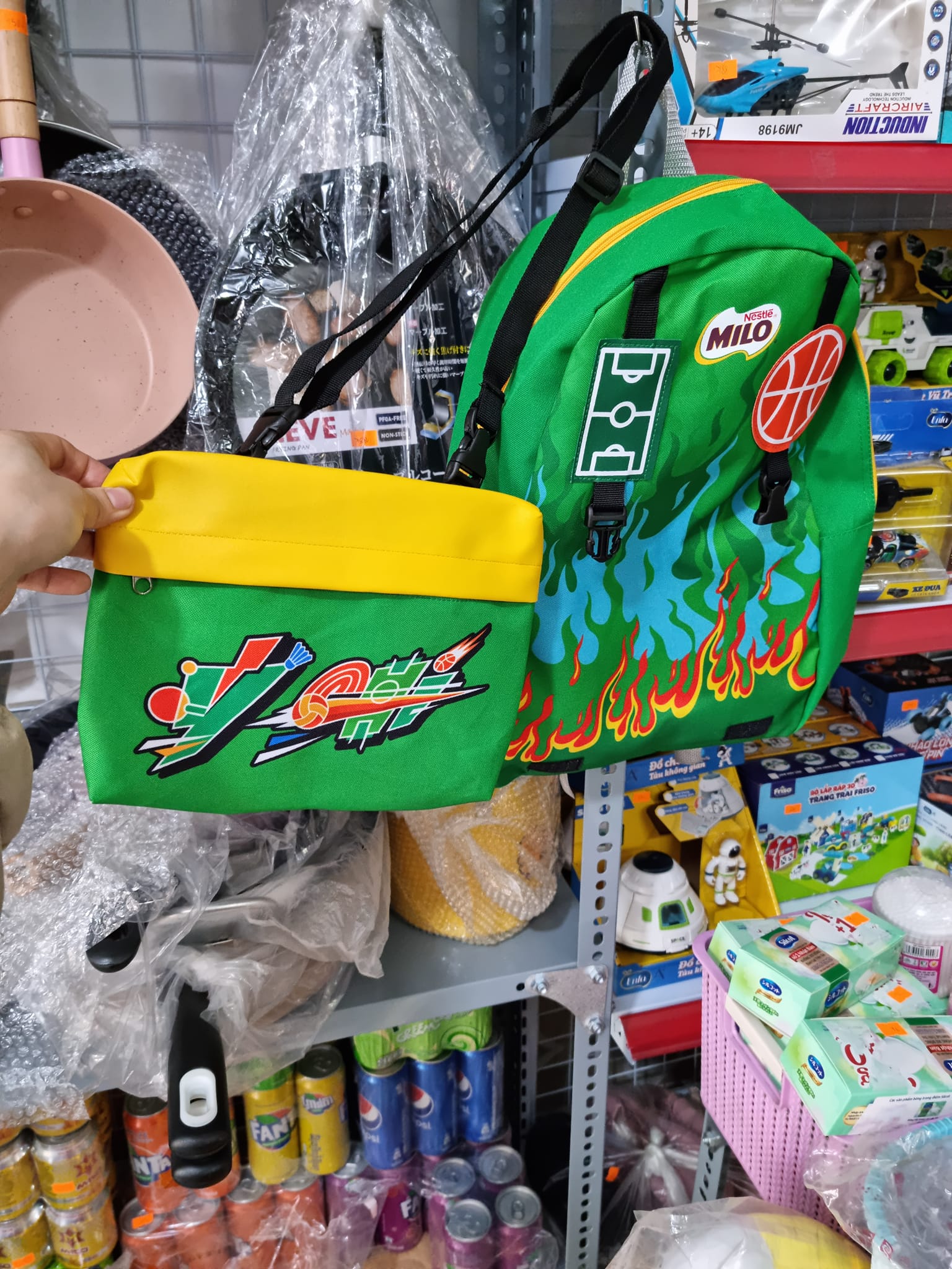 Balo Đi Học Cho Bé - Quà Tặng Sữa Milo