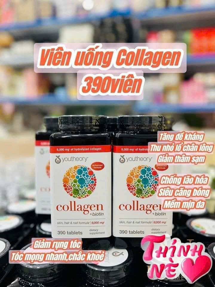 Collagen Youtheory Mỹ 390v