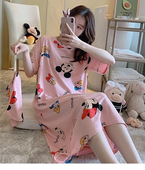 Váy Bầu Mặc Nhà Váy Ngủ Bầu Vn51