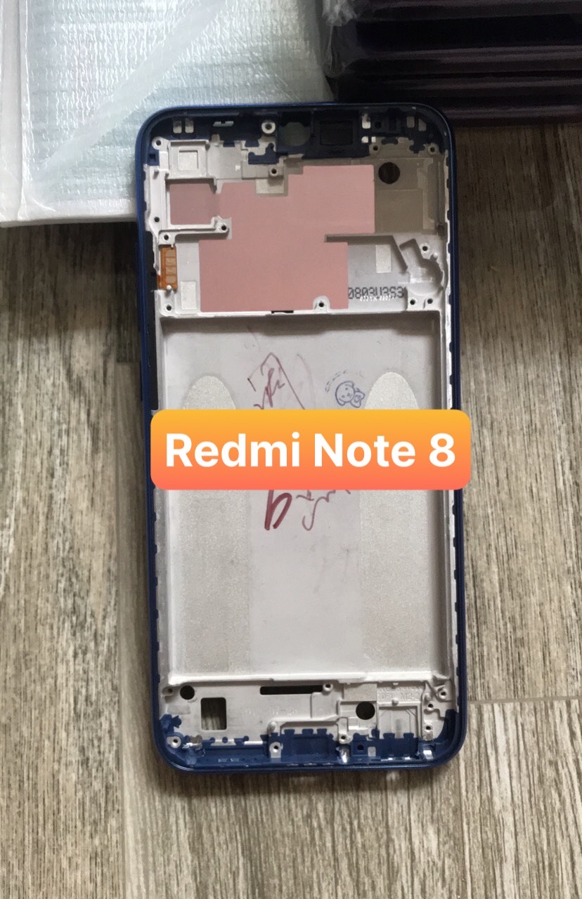 Khung xương + viền Xiaomi Redmi Note 8 ( gồm khung, viền, phím bấm)
