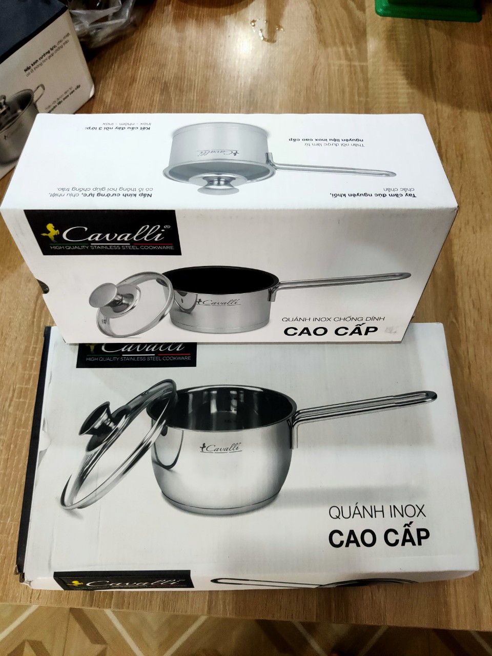[HCM]nồi quánh bột cavalli inox cao cấp siêu bền 16cm