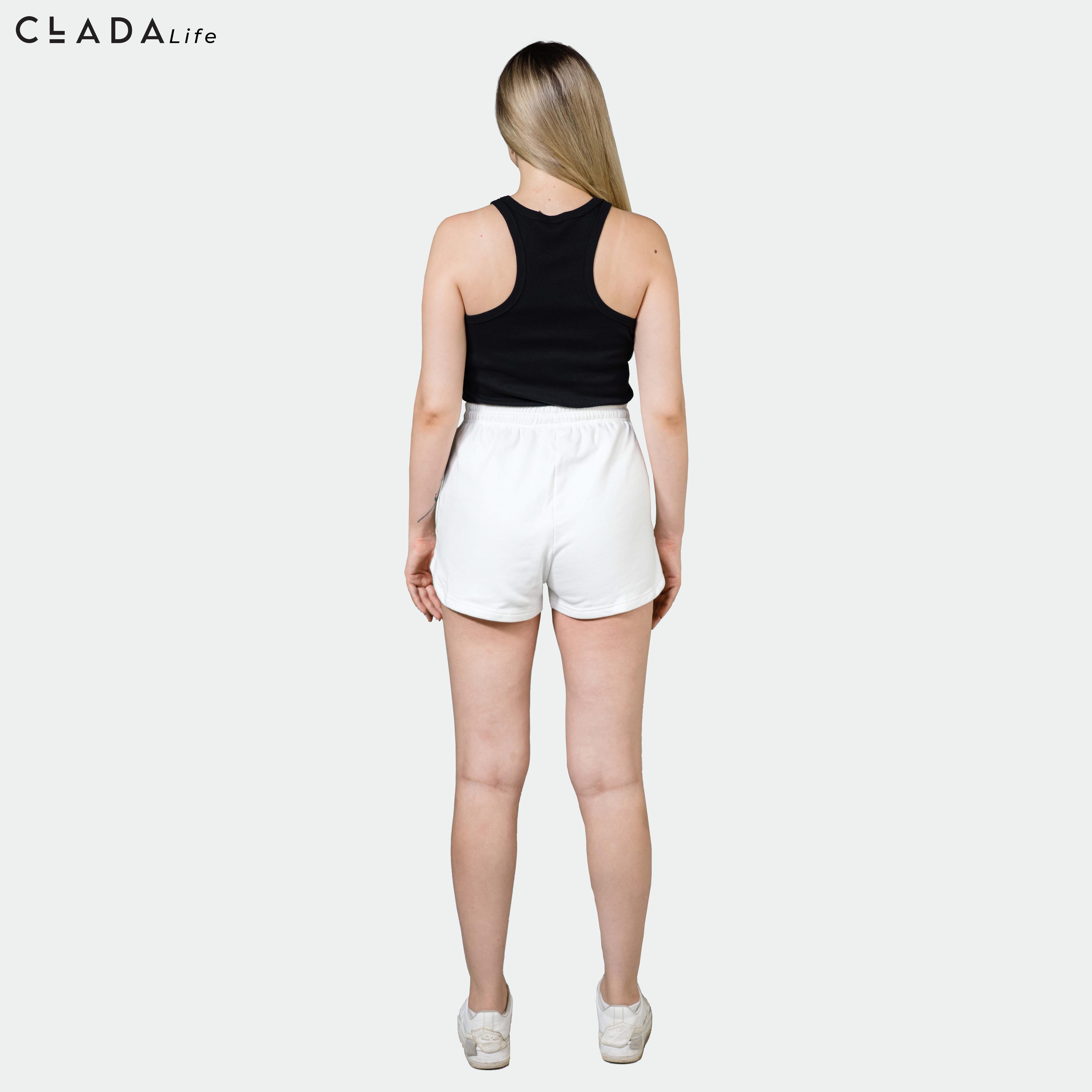 Quần short nữ thương hiệu CLADA - Trắng