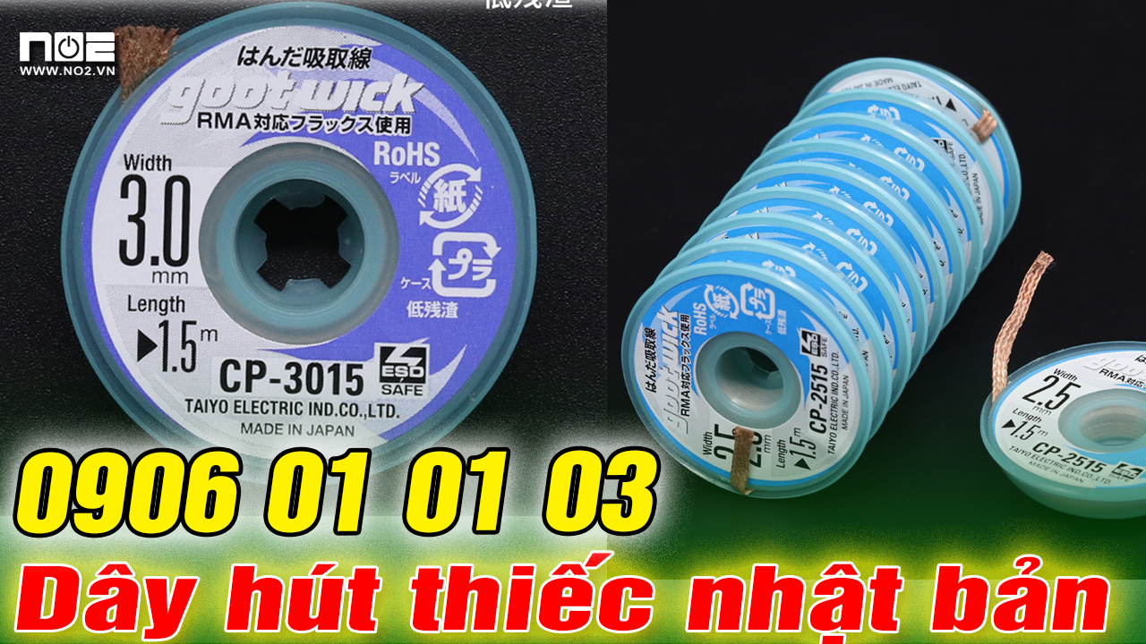 Dây hút thiếc hàng nhật bản