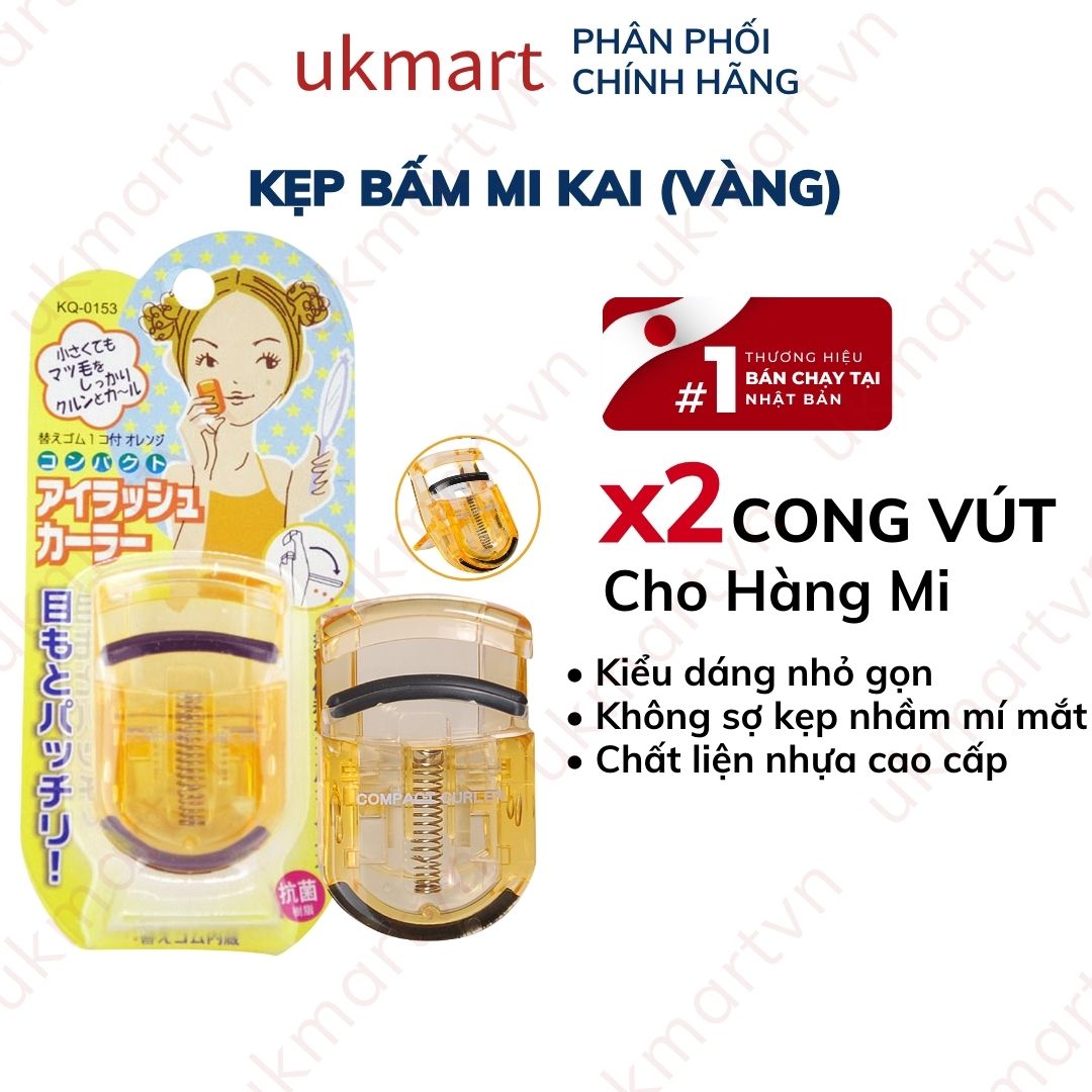 Kẹp Bấm Mi Nhật Bản Kai Compact Curler