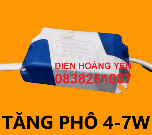 Nguồn đèn LED âm trần Tăng phô đèn LED 4W 6W 9W 12W 18W 24W