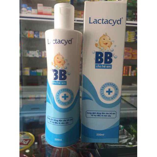 Sữa tắm Lactacyd BB 250ml chống rôm sảy
