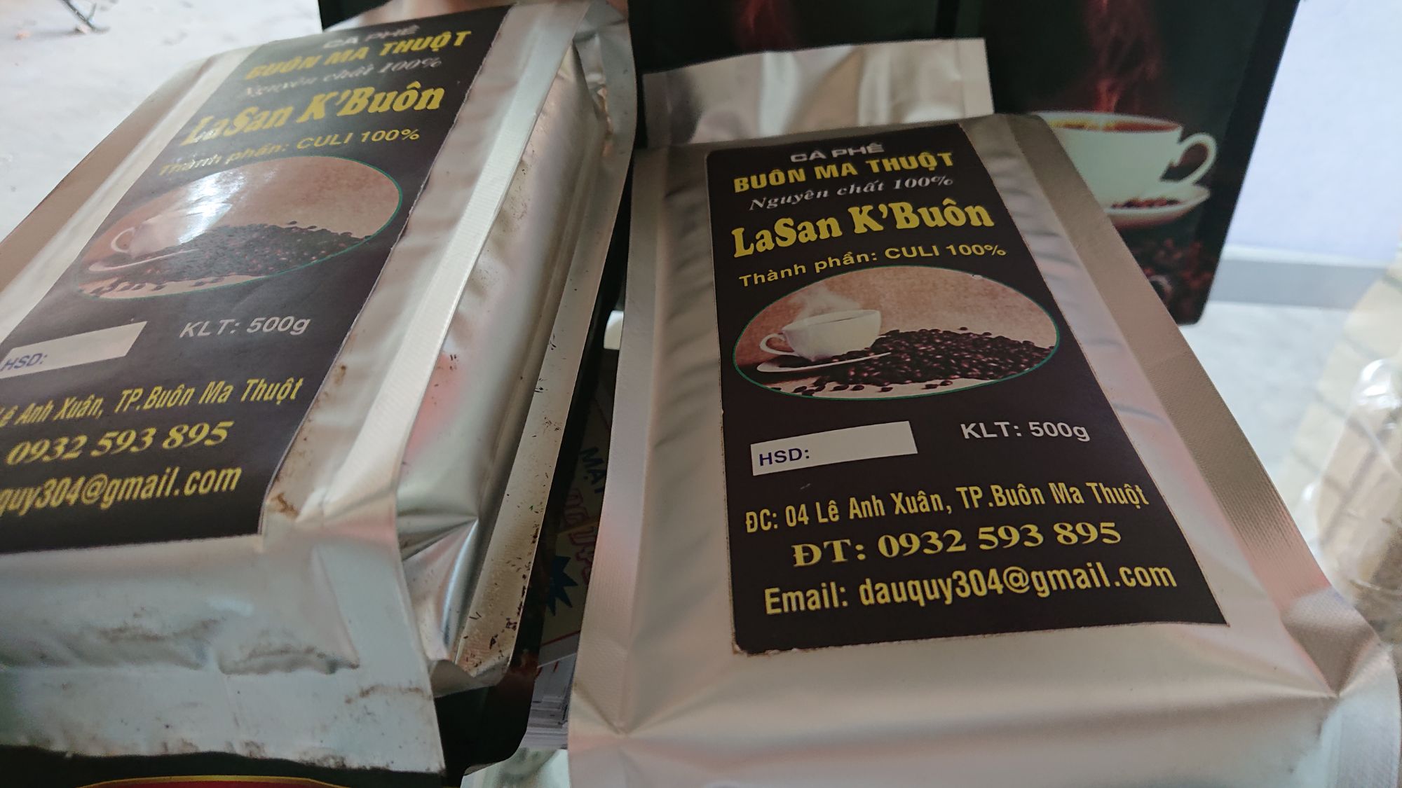 Cafe Buôn Ma Thuột culi 100% - gói 500g