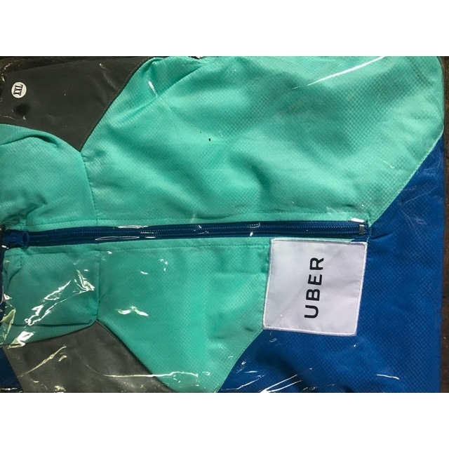 Áo khoác Uber xanh ngọc