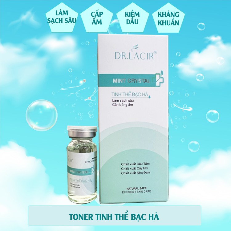 [10ml] Toner Tinh Thể Bạc Hà Dr.Lacir