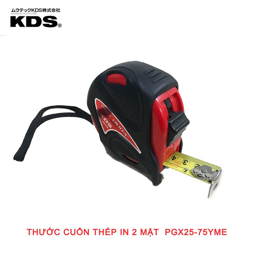 Thước cuộn chống va đập nhật bản kds 2 hệ inch + met