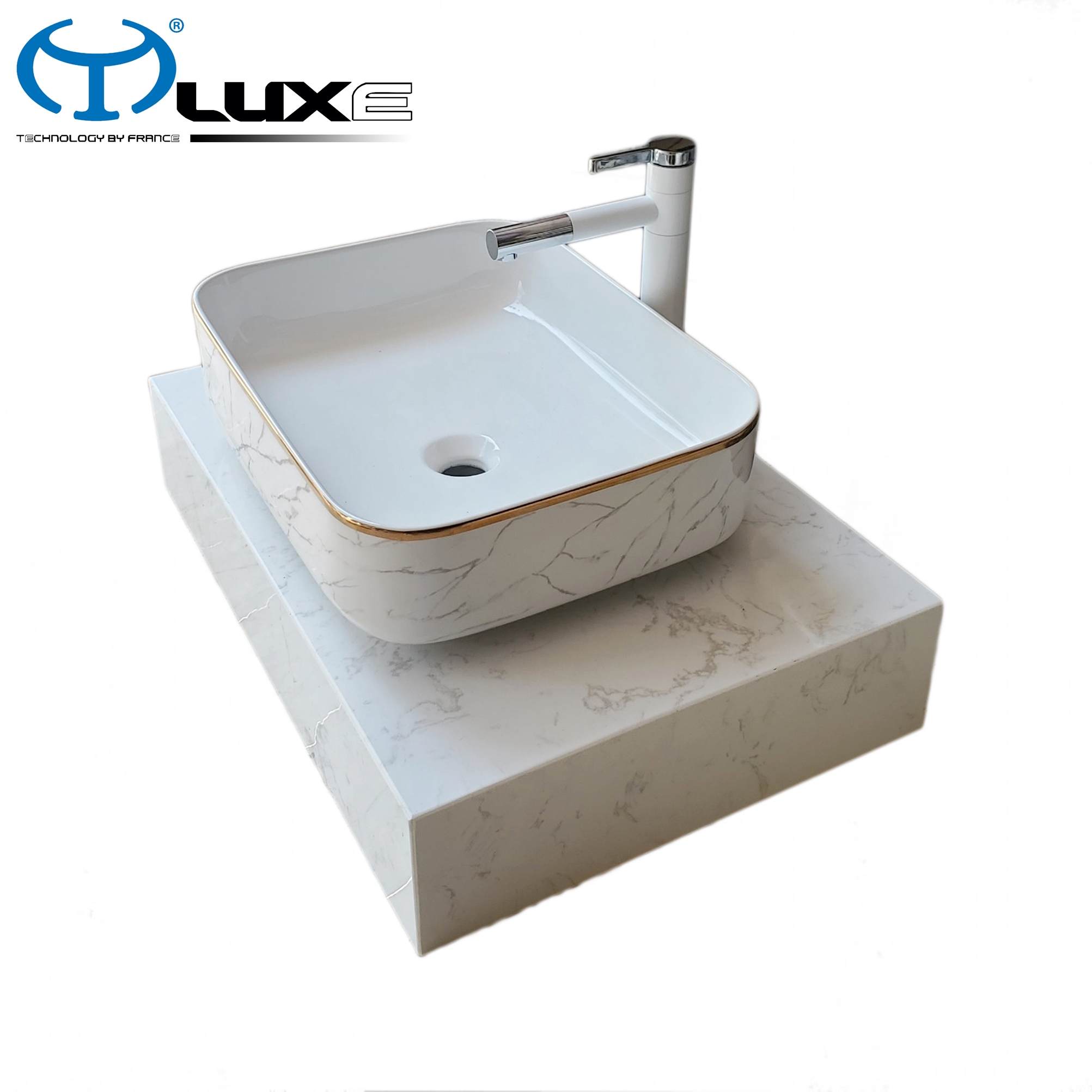 Vòi Lavabo cao cấp Luxe V8003