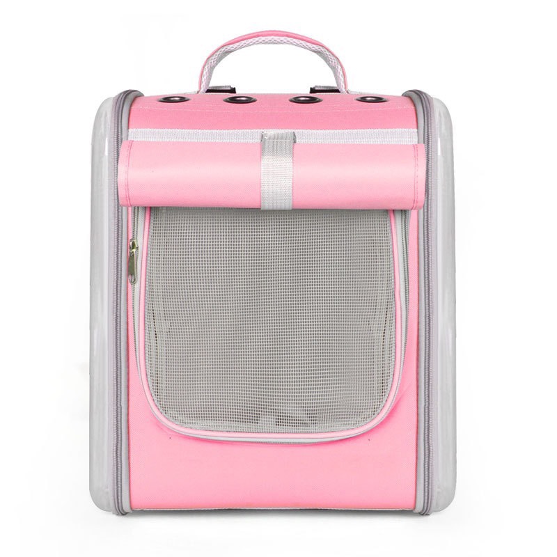 Balo vuông đựng chó mèo trong suốt size siêu lớn, balo vận chuyển chó mèo