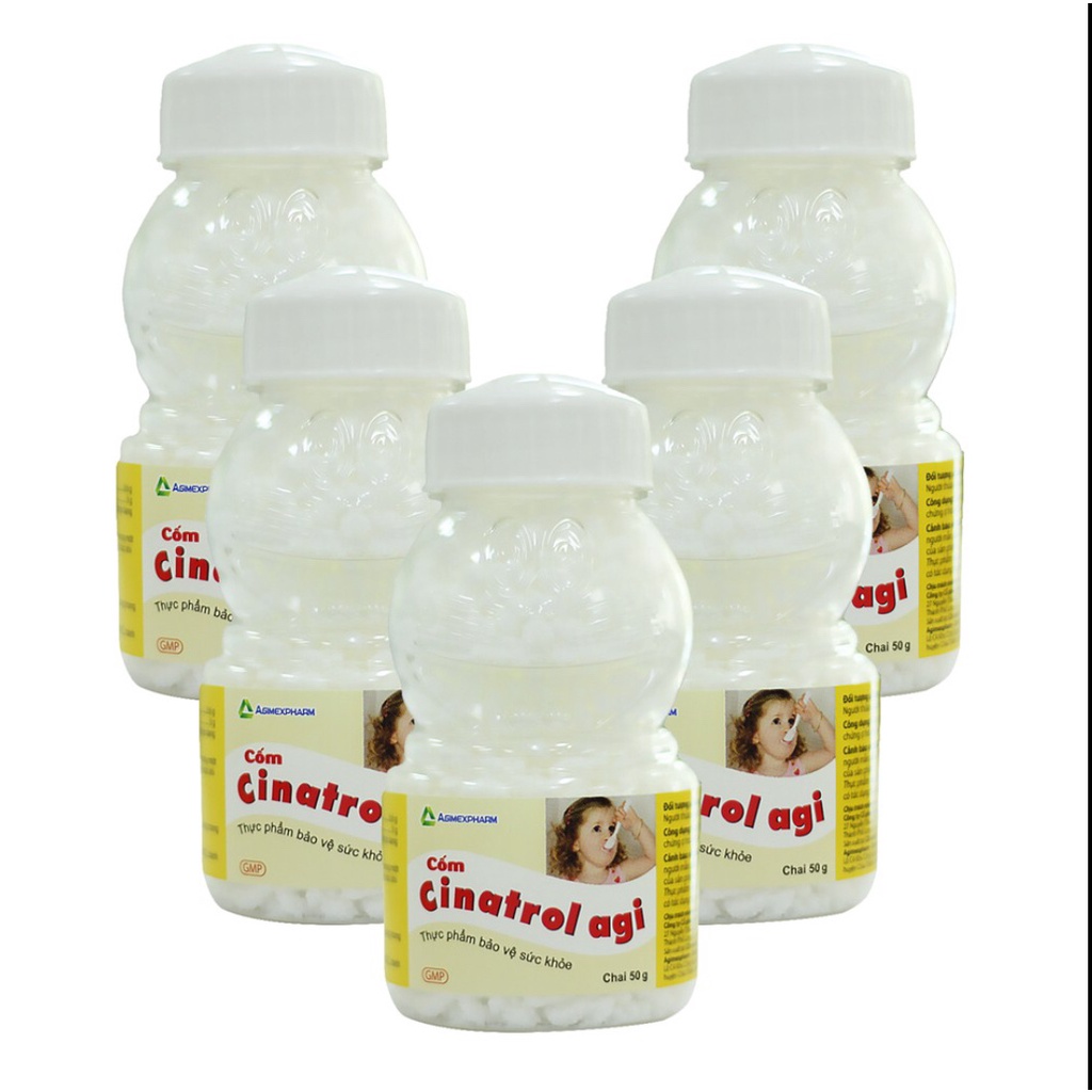 Cốm Tiêu Cinatrol Agi Chai 80Gam Màu Trắng Và Hồng
