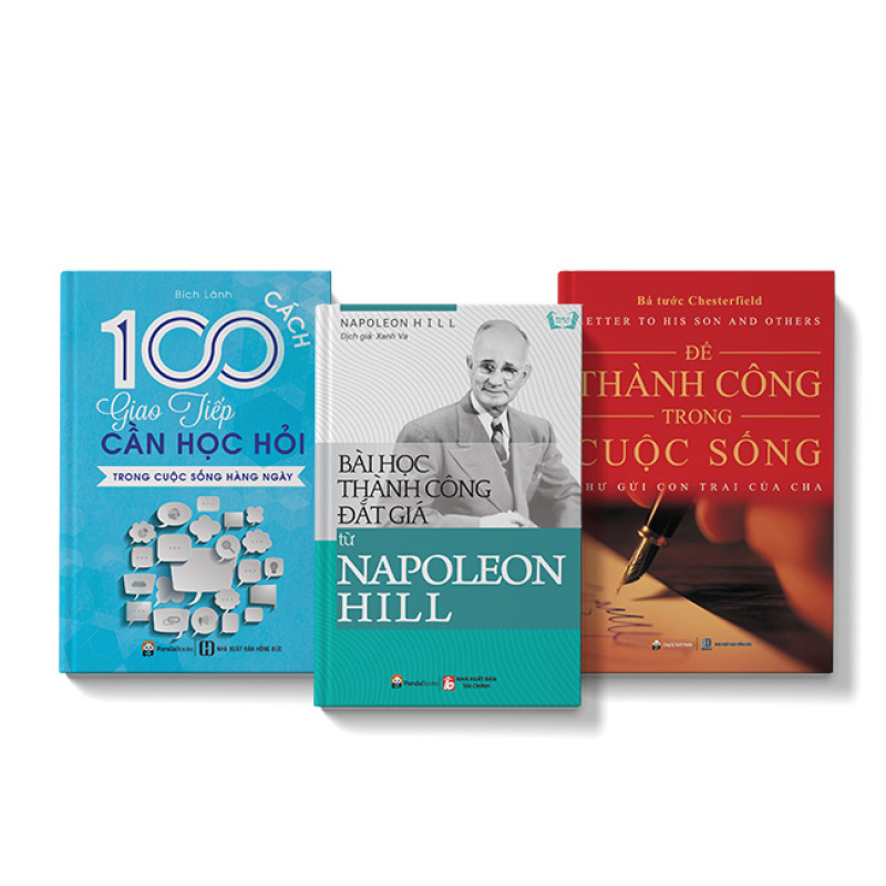 [COMBO 3 cuốn] Để thành công trong cuộc sống + Bài học thành công đắt giá của Napoleon Hill + 100 Cách giao tiếp cần học hỏi trong cuộc sống hàng ngày