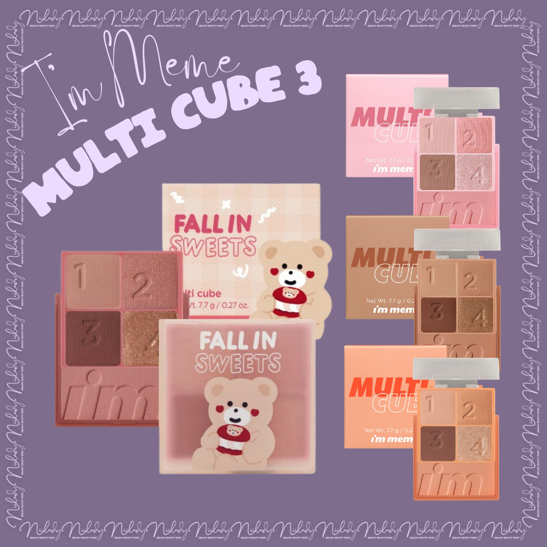 (HSD 7/2/2025) Bảng mắt, má I'M MEME Multi Cube 3