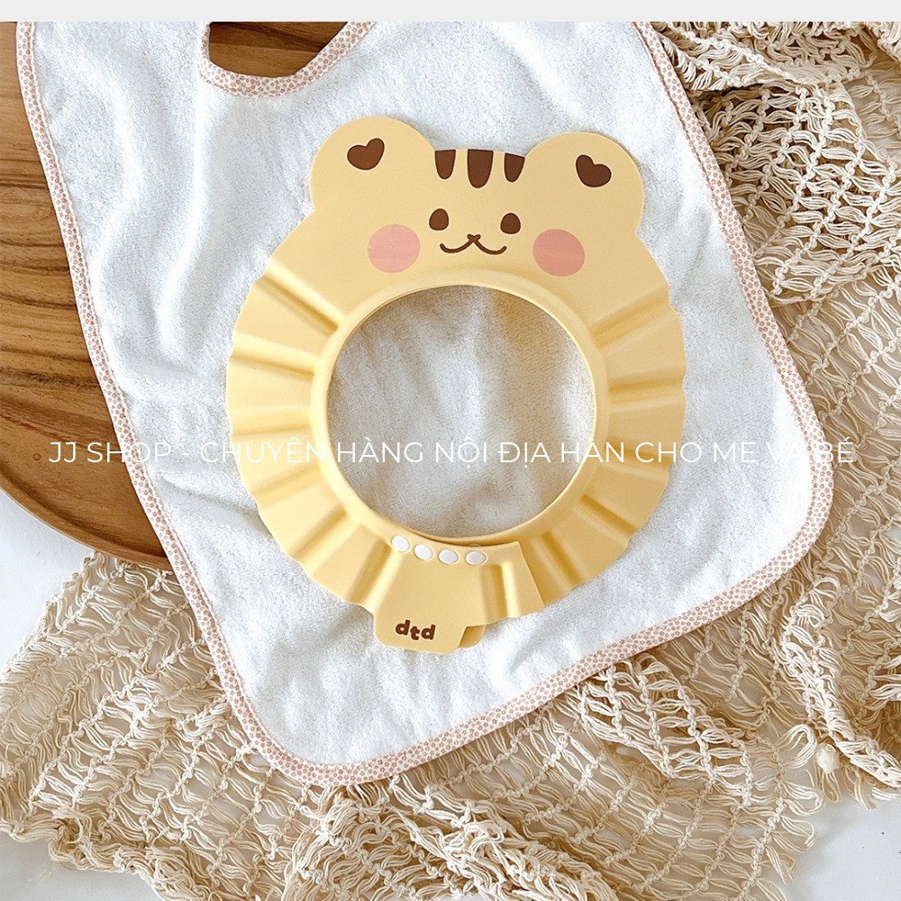 Mũ Tắm Đội Đầu Chắn Nước Cho Bé