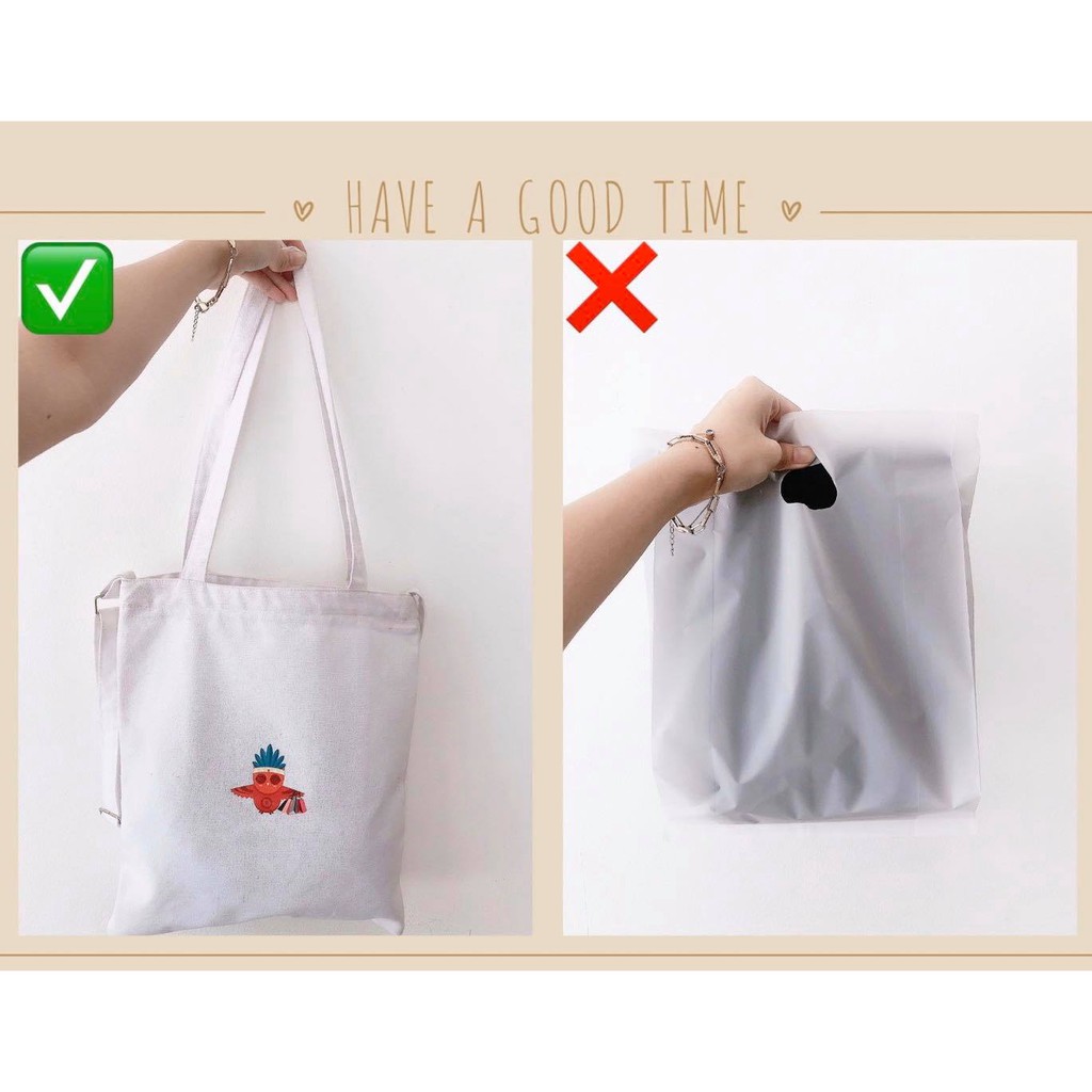 [Gift] Túi tote trắng THOCA HOUSE