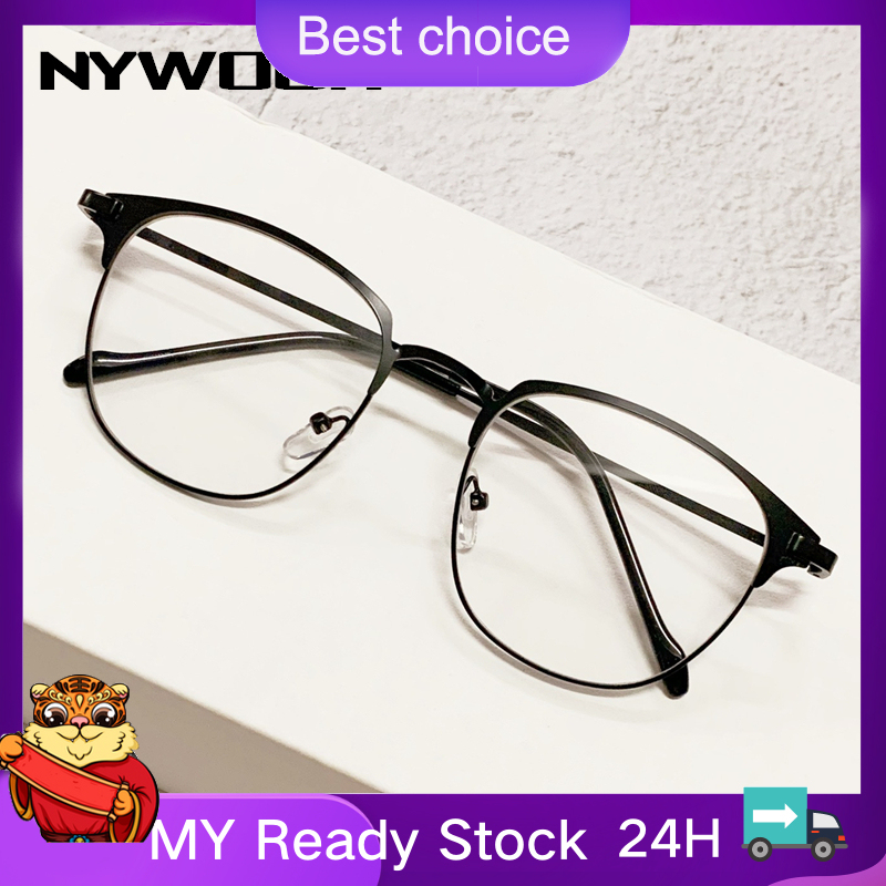 Giá bán 🔥Hộp đựng kính miễn phí🔥 -0 1.0 1.5 2.0 2.5 3.0 3.5 Finished Myopia Glasses Women Men Metal Nearsighted Eyeglasses Fashion Shortsighted Eyewear