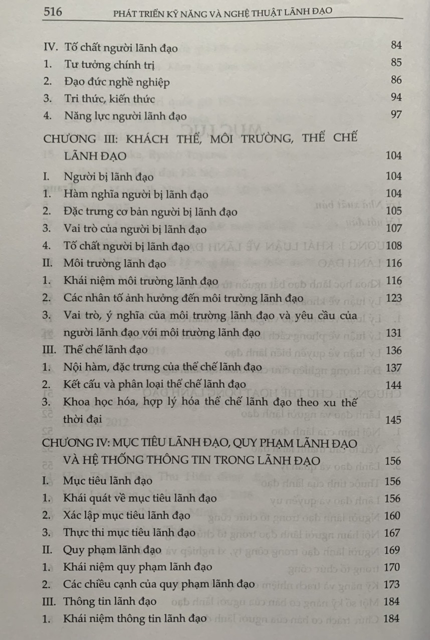 Phát Triển Kỹ Năng Và Nghệ Thuật Lãnh Đạo