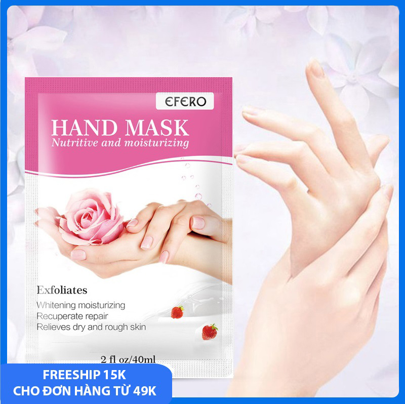 JULY20 - Combo 2 mặt nạ dưỡng da tay EFERO dưỡng ẩm, làm trắng, làm dịu, thải độc, chống lão hóa, làm săn và tăng độ đàn hồi cho da tay, chăm sóc da tay sáng màu, dưỡng trắng, mặt nạ ủ da tay nội địa Trung Quốc 36ml JU-SPU094