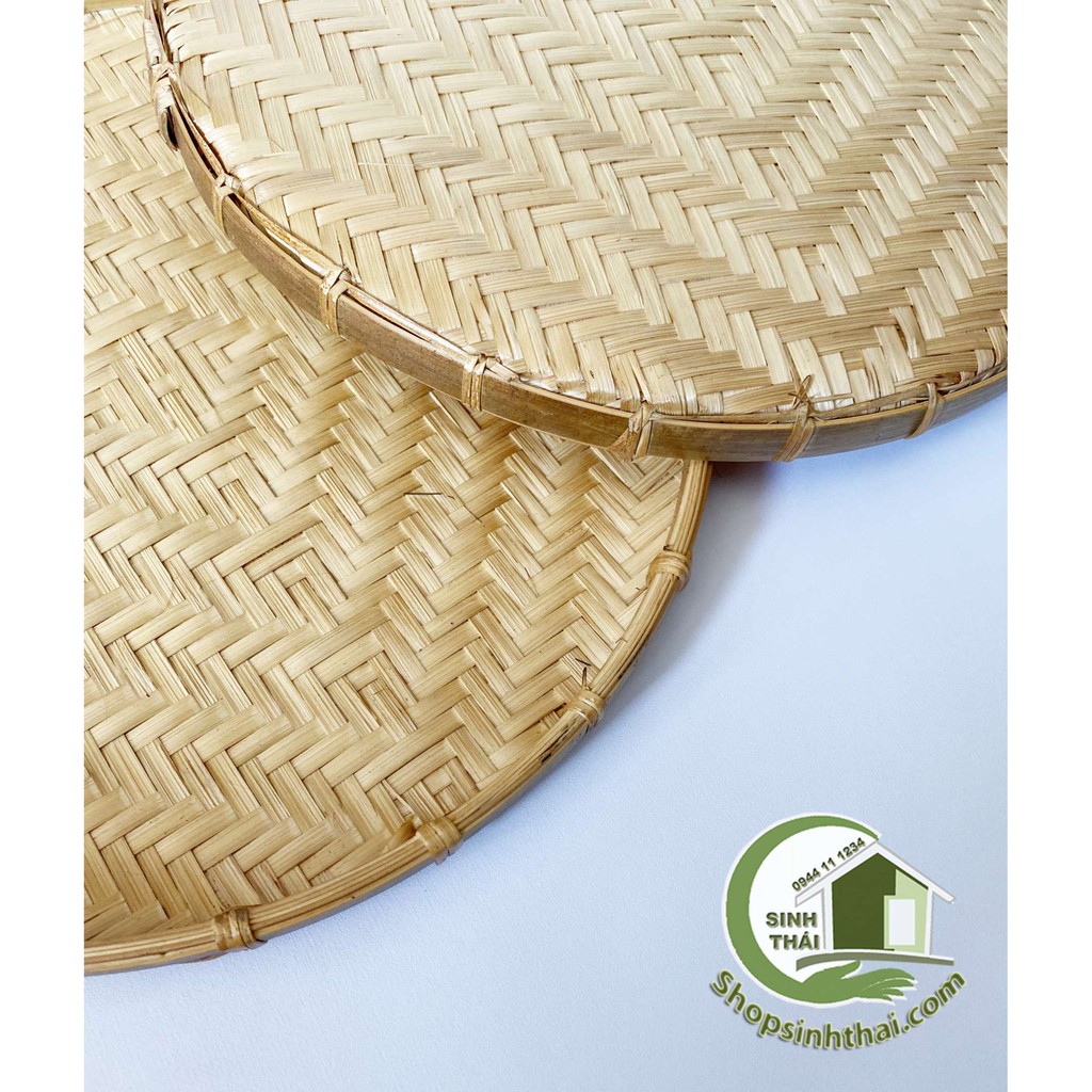 [HCM]Mẹt tre đan thủ công - mâm tre đan dày - mẹt lớn 35cm