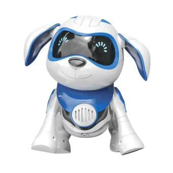 blue robot dog toy