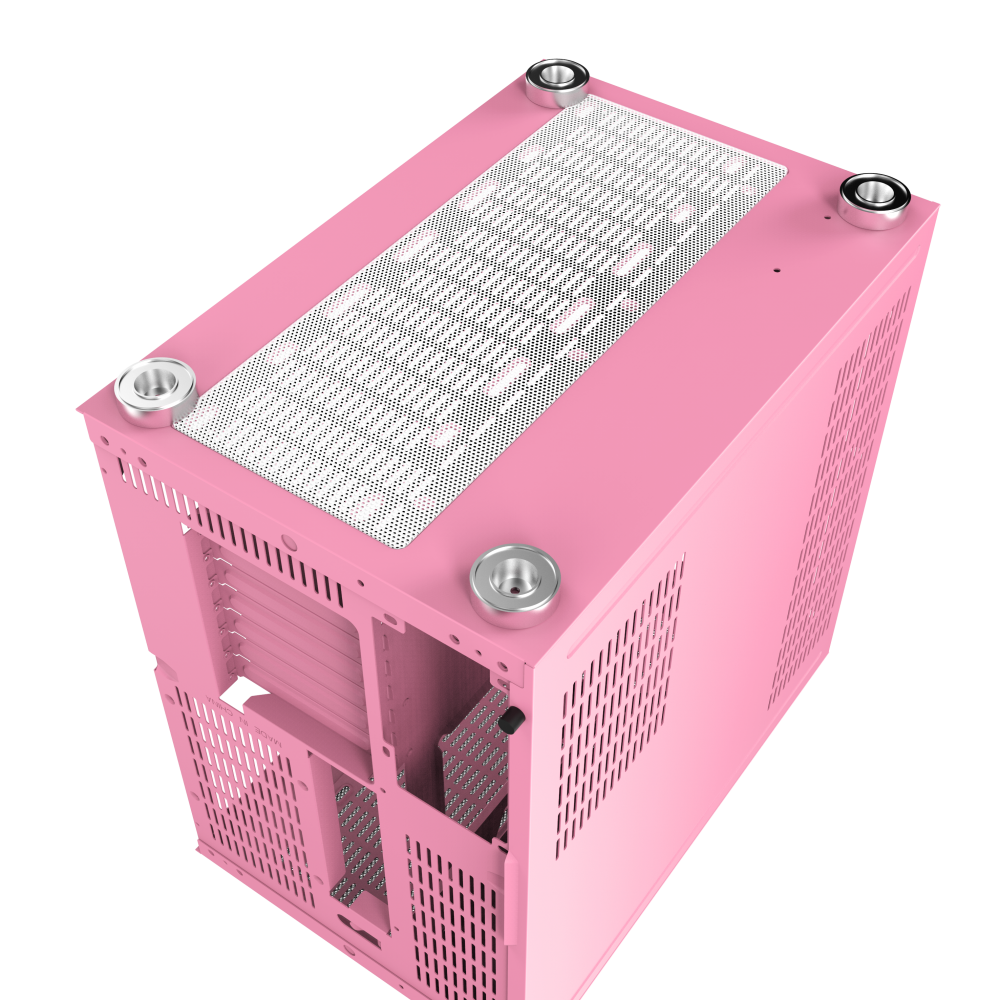 Vỏ Case Xigmatek Aquarius Plus QUEEN (Mid Tower/Màu Hồng)