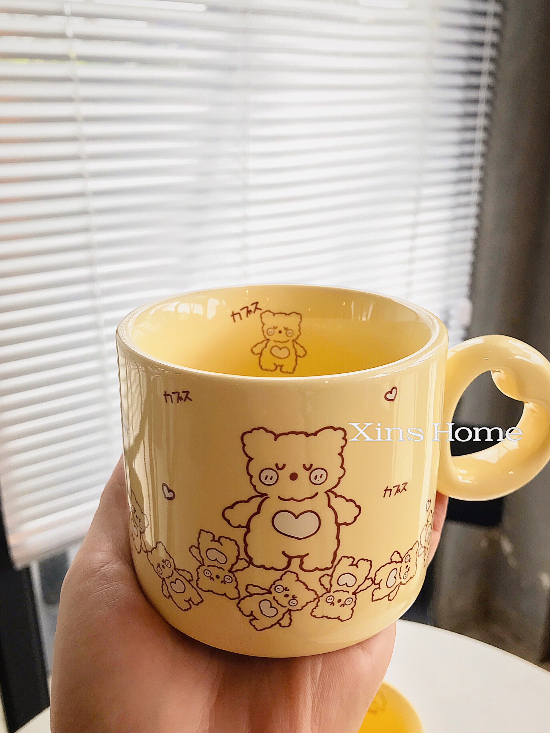 Cốc ly sứ/ ly nước/ly cà phê hình Gấu dể thương/300ml