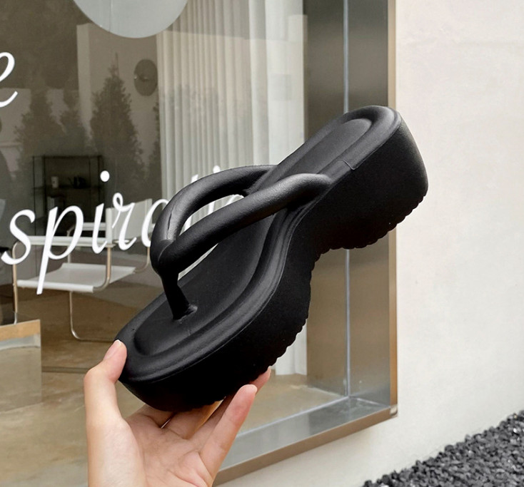 Dép kẹp mủ độn đế 5f  quai trơn
