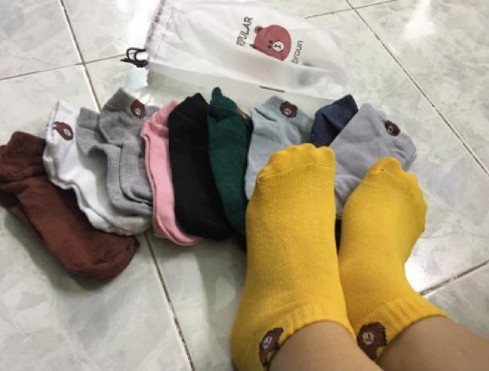 [HCM]Túi tất/vớ gấu người lớn
