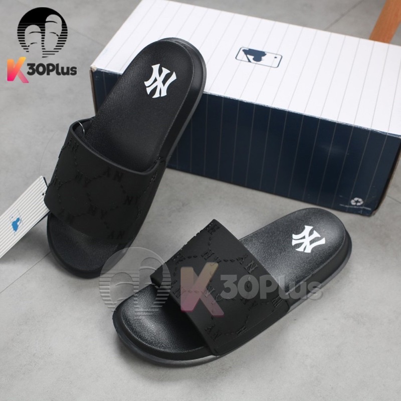 Dép Quai Ngang MLB VN CHUNKY DIA MONOGRAM(Chuẩn Auth tuồn)