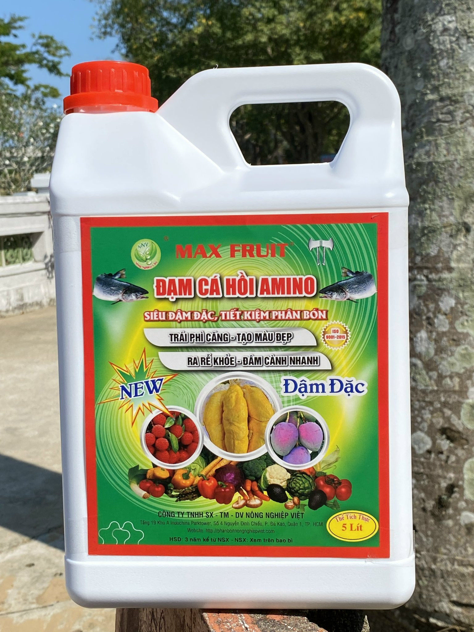 Phân Bón Đạm Cá Hồi Can 5 Lít