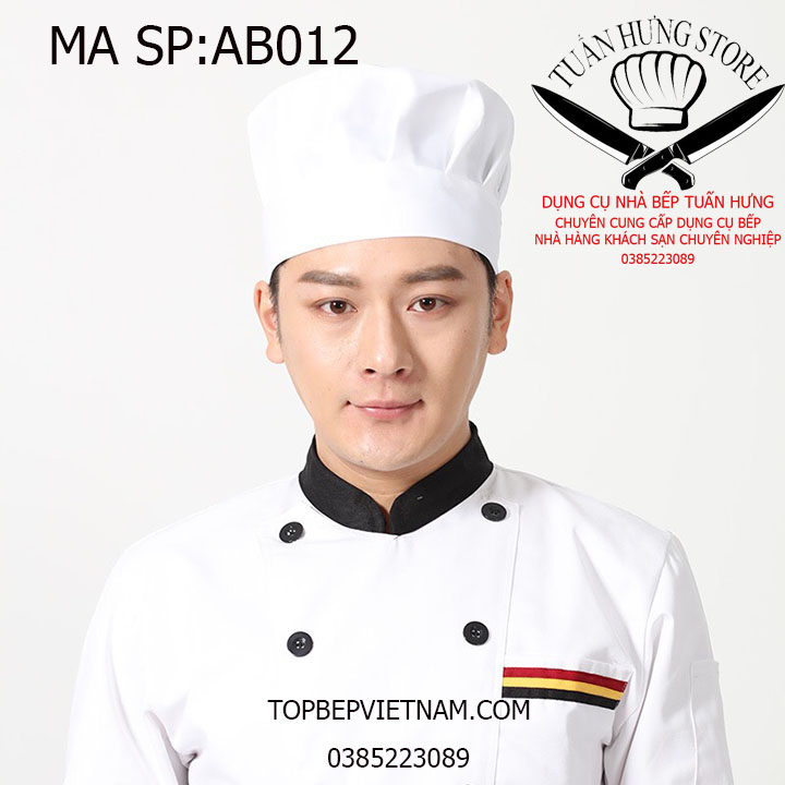 mũ đầu bếp ab012
