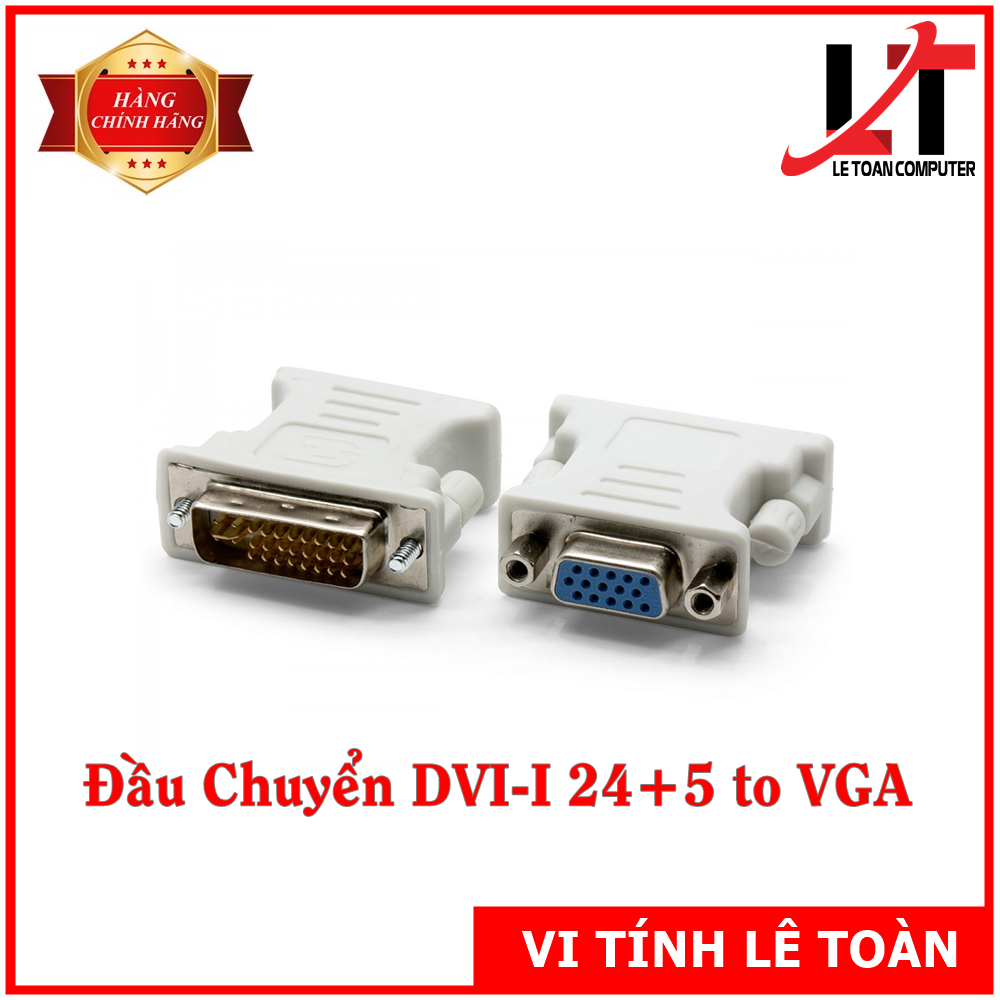 Đầu Chuyển DVI 24+5 Kim sang VGA