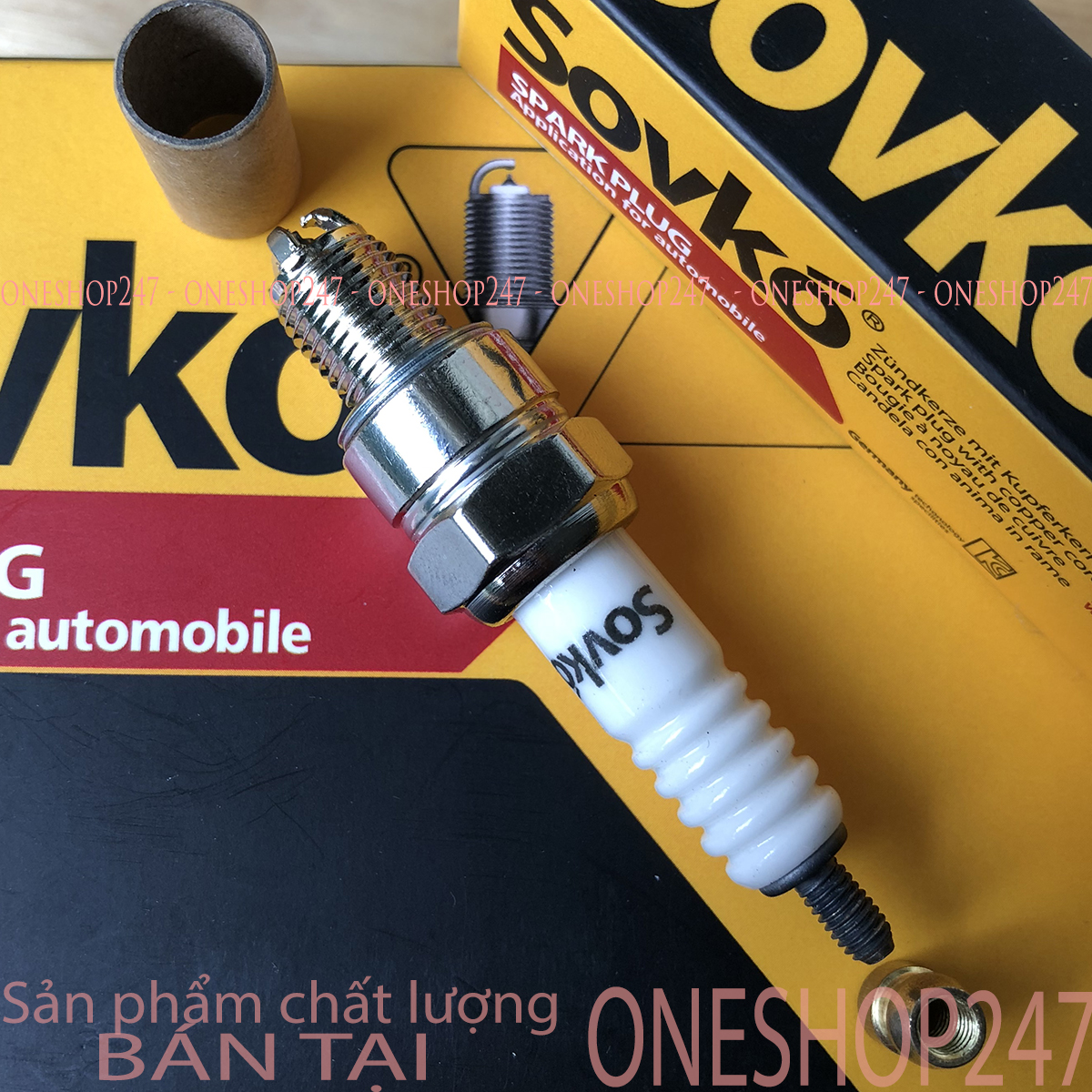 Bugi 3 chấu SOVKO chân ngắn bugi xe máy chất lượng cao REQUAshop