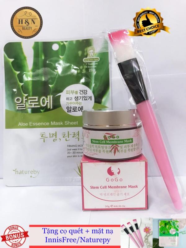 Mặt Nạ Màng Tế Bào Gốc GoGo Hàn Quốc (TẶNG KÈM CỌ QUÉT & MẶT NẠ INSFREE/NATURE)
