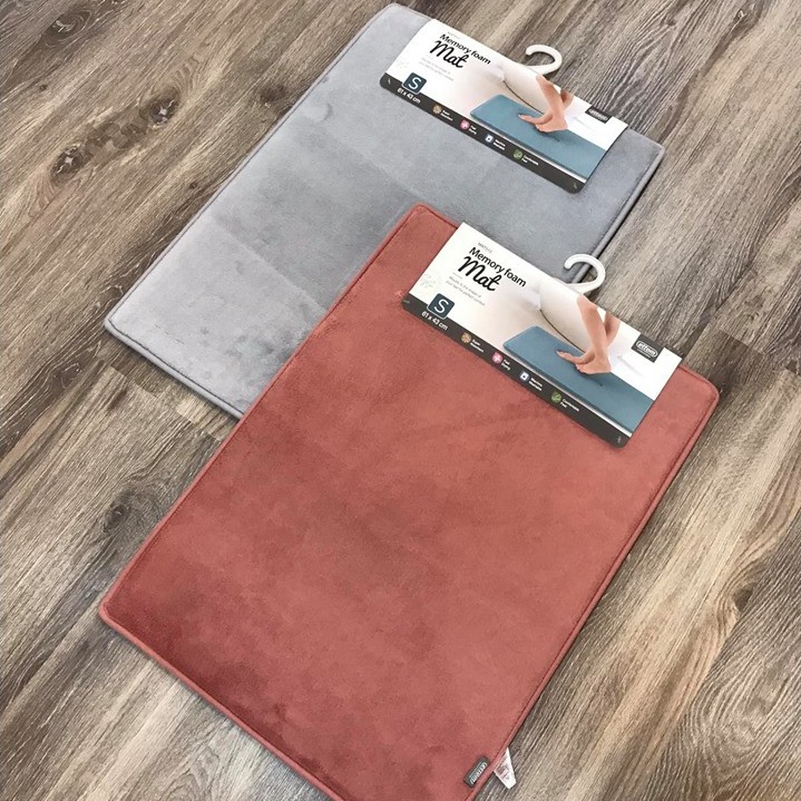Thảm Chùi Chân Lock&Lock Memory Foam Basic Mat512 Mat513 Mat514 Mat515 4 Size 4 Màu Thoải Mai Chọn Lựa