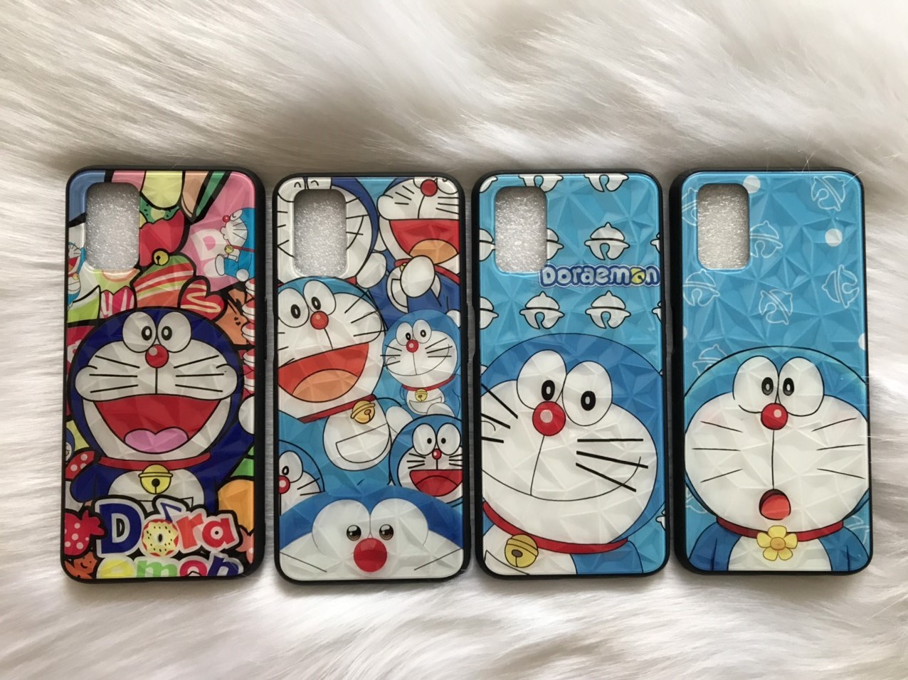 Ốp lưng 3D kim cương Doraemon Oppo A52/A72/A92