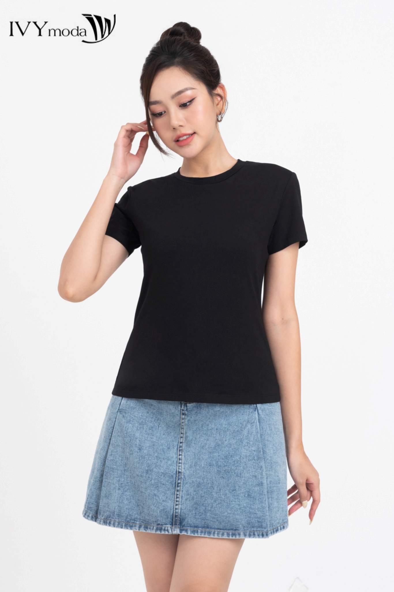 Áo Thun Cổ Tròn IVY moda MS 57P0092