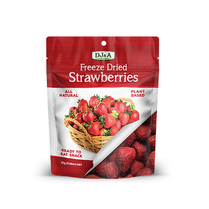 DJ&A Strawberry Dâu tây sấy khô ăn liền