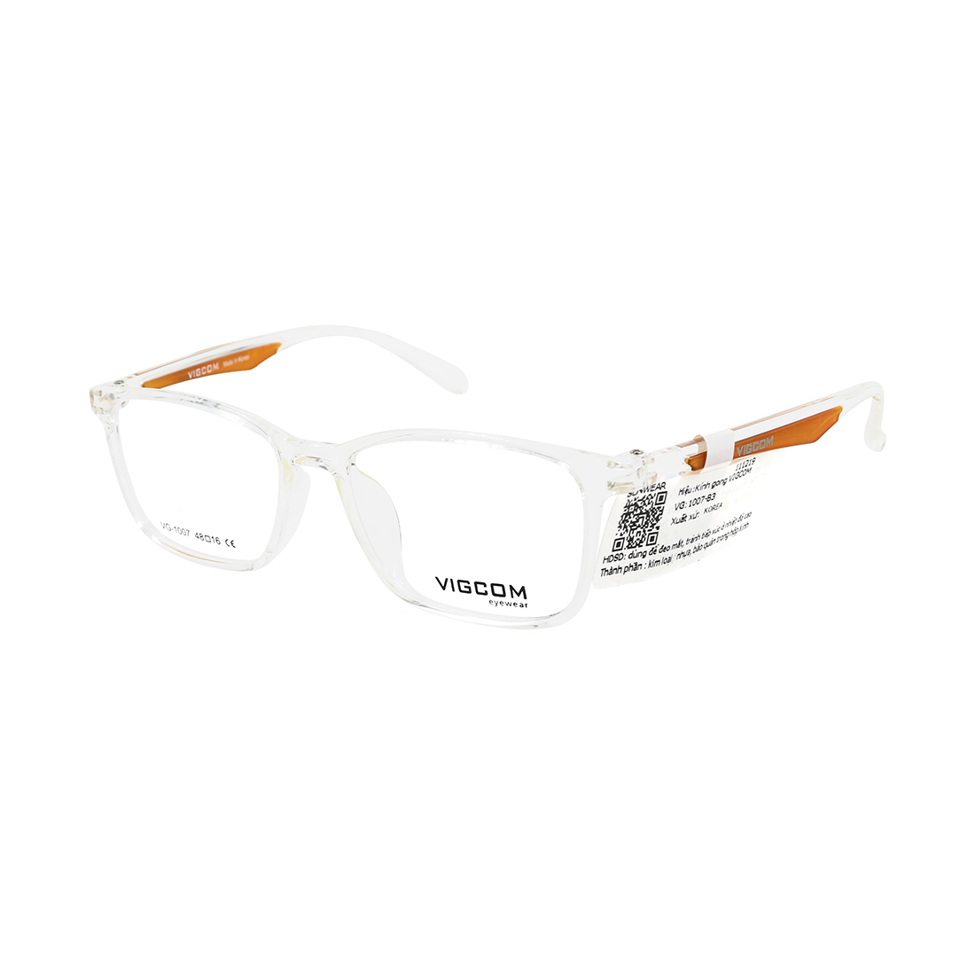 Gọng kính cận nam, gọng kính cận nữ chính hãng vigcom vg1007 b3
