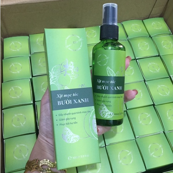 Xịt Mọc Tóc Bưởi Xanh 100ml Dưỡng Tóc Mềm Mượt