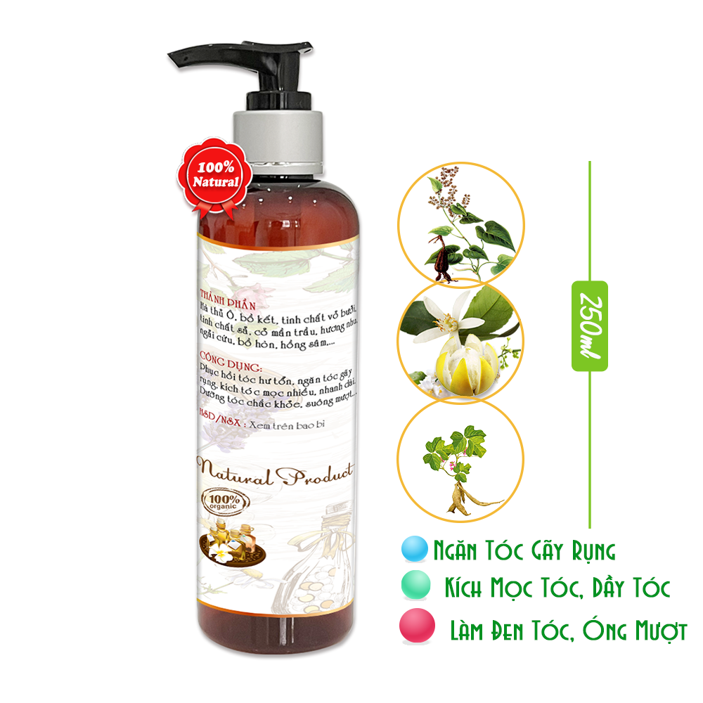 Tinh Dầu Bưởi Ủ Tóc Mọc Siêu Nhanh 50ml - Henashop