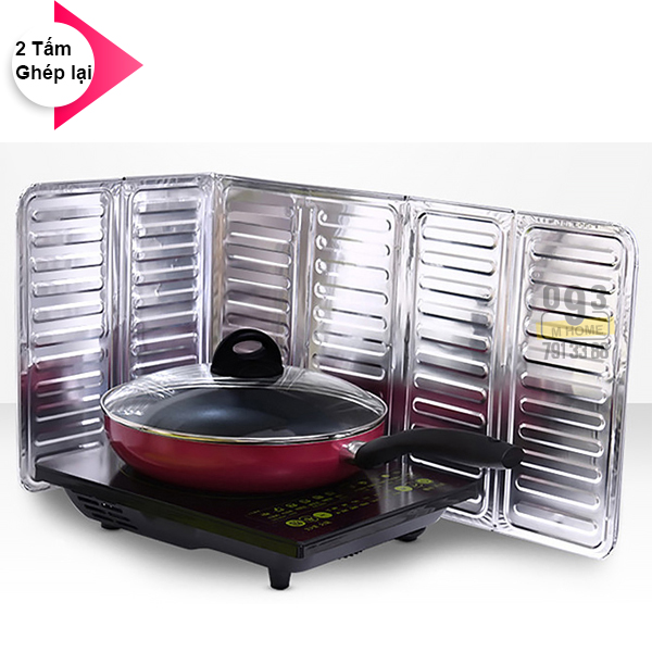 Combo 2 Tấm Chắn Dầu Mỡ Tấm Ngăn Dầu Vách Mỡ