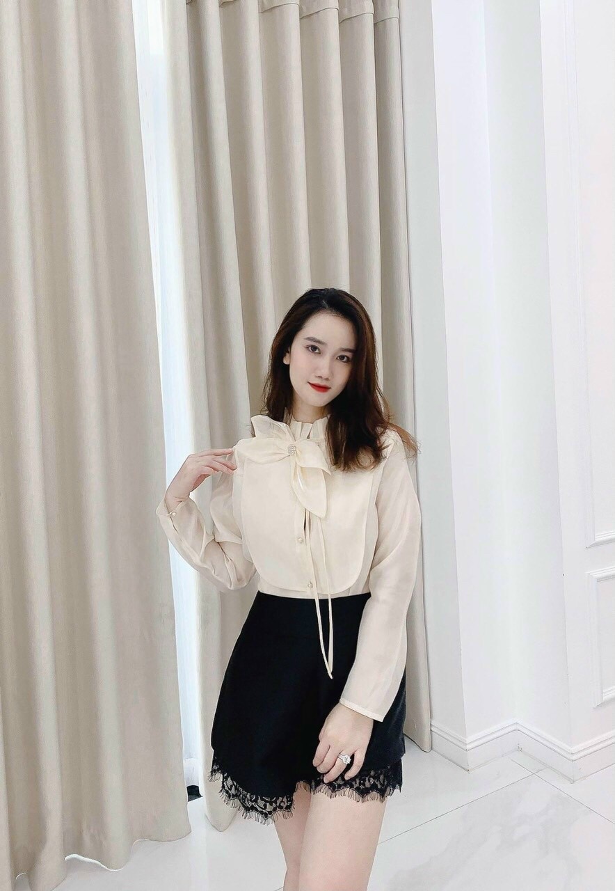 ÁO TƠ HAI LỚP ĐÍNH NƠ