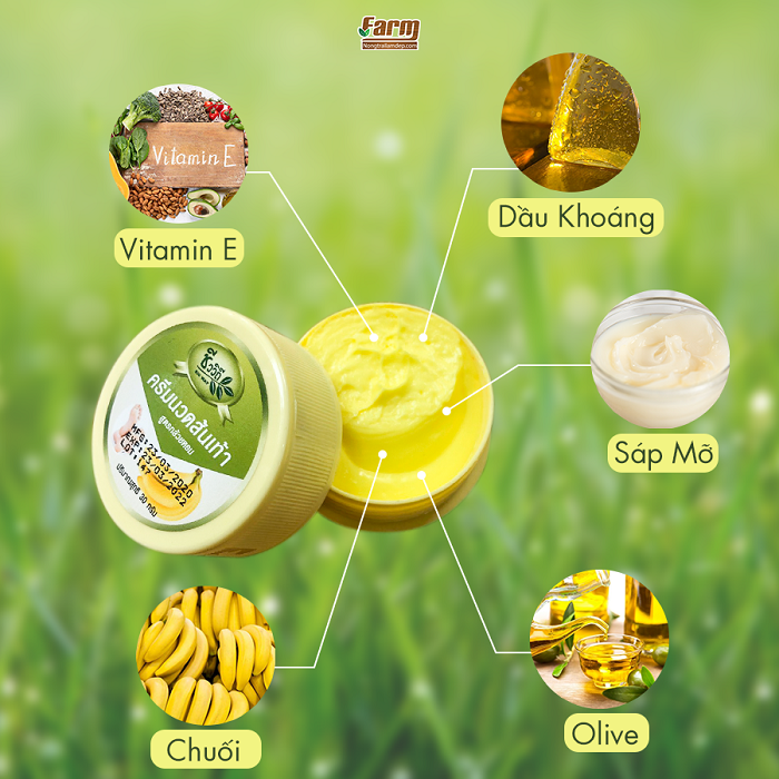 Kem Dưỡng Nứt Gót Chân Chuối Banana Heel Cream Thái Lan 30g