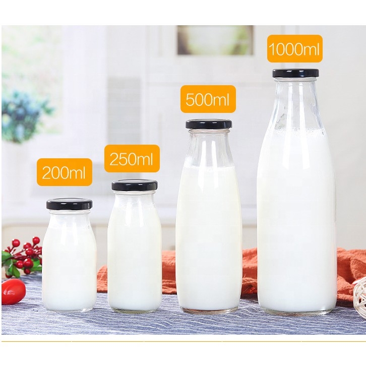 Chai thủy tinh 200ml nắp chống tràn