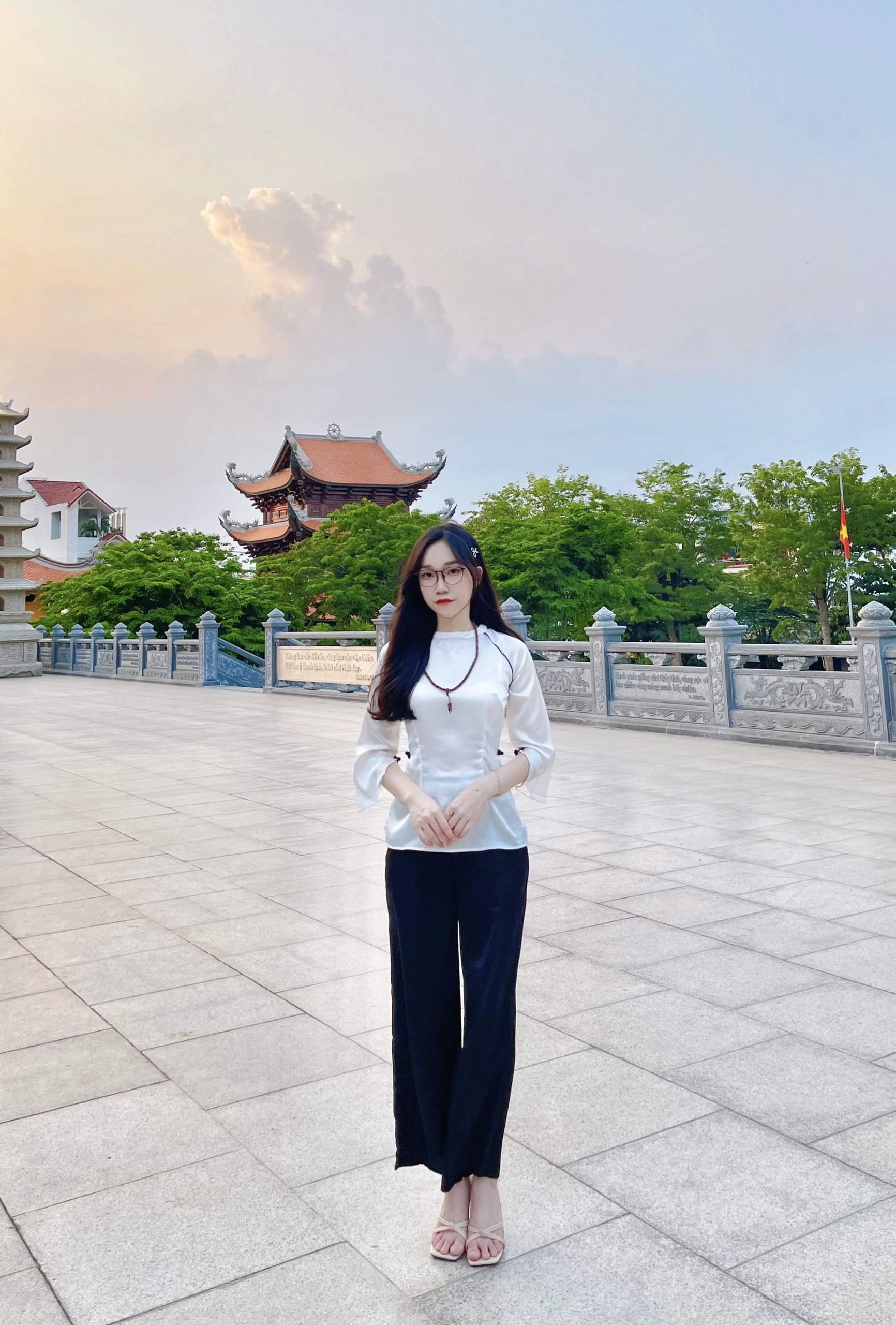 SET BÀ BA ĐI CHÙA CHẤT LỤA CAO CẤP
