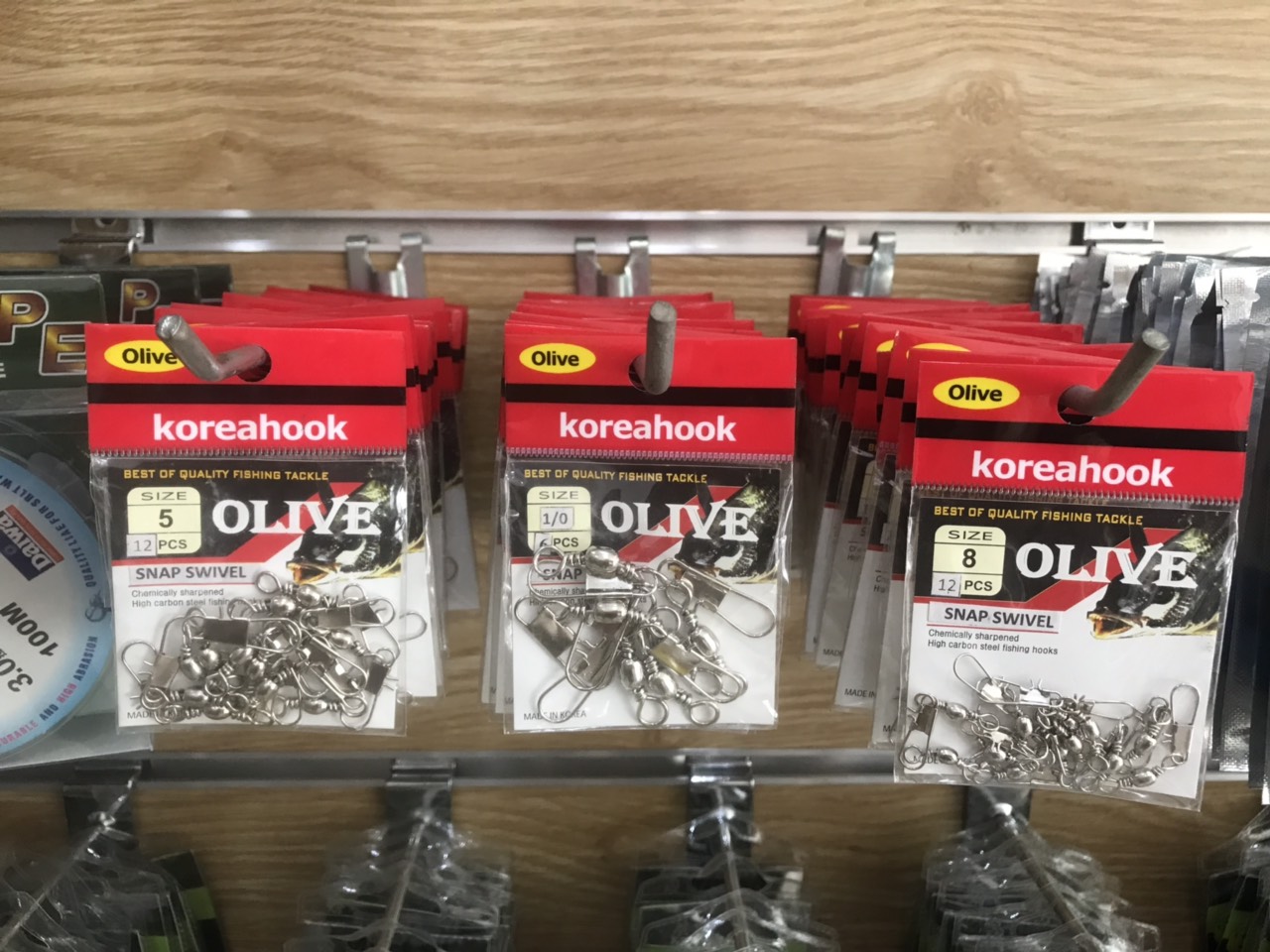 khóa lure ma ní chống xoắn